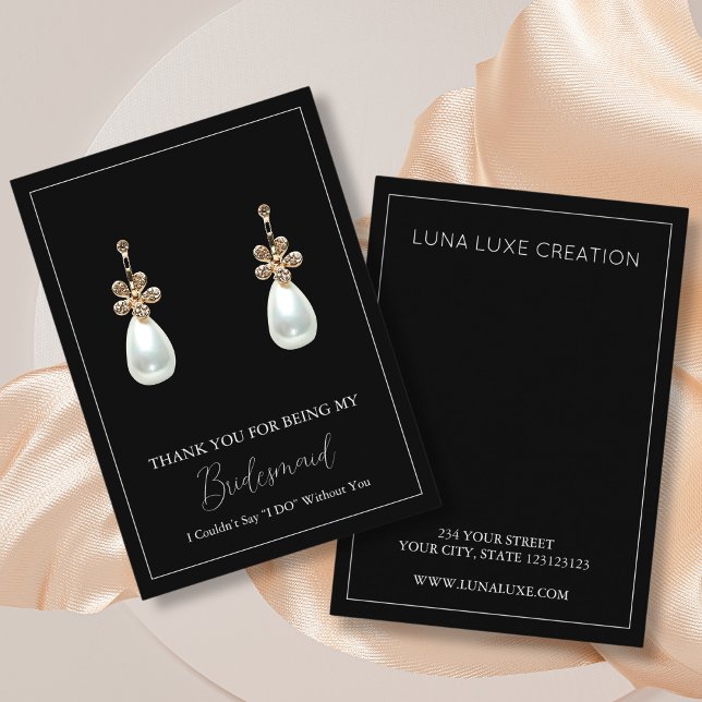 Einfache Bridesmaid-Geschenkkarte Platzkarte (Von Creator hochgeladen)