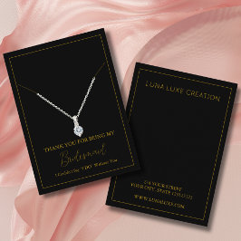 Einfache Bridesmaid-Netzwerkkarte Platzkarte