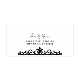 Einfache Briefmarke aus Selbstfarbstoff Permastempel