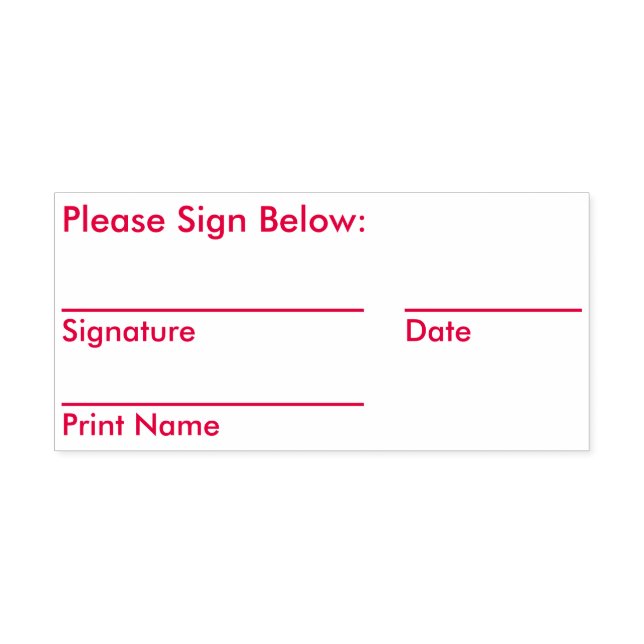 Einfache Briefmarke für die zeitgesteuerte Untersc Permastempel (Design)