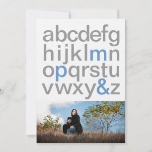 Einfache Buchstaben 12x18 Speichern der Ankündigun Save The Date