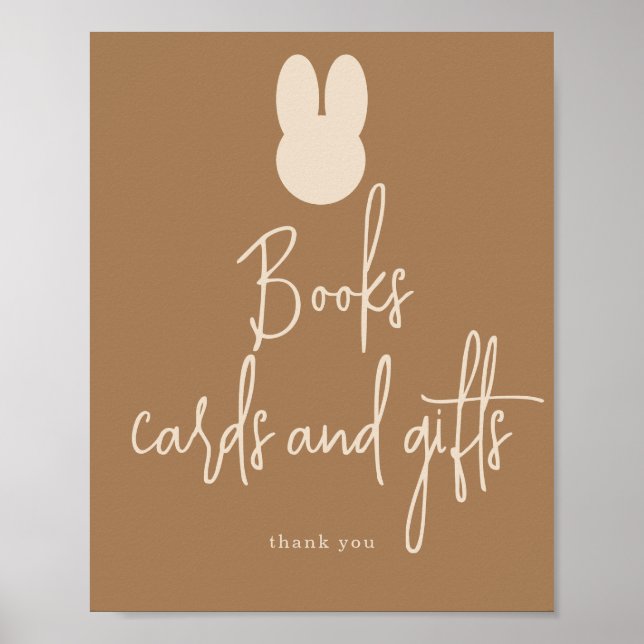 Einfache Bunny Books Karten und Geschenke Poster (Vorne)