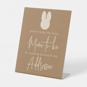 Einfache Bunny-Mama zu erreichen Sockelschild