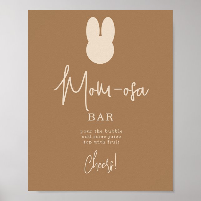 Einfache Bunny mOM-osa Bar Poster (Vorne)