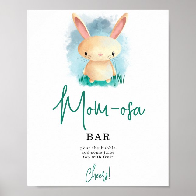 Einfache Bunny mOM-osa Bar Poster (Vorne)