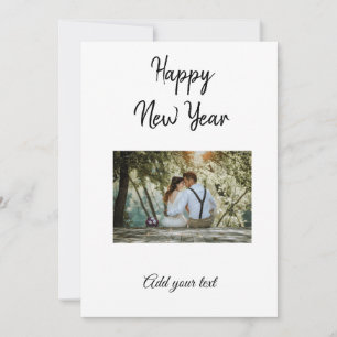 einfache bunt minimale glücklich neues Jahr hinzuf