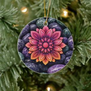 EINFACHE BUNTE MODERNE GESCHENKE TOCHTER SCHWESTER KERAMIK ORNAMENT