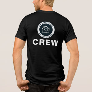 Einfache Business-Logo Real Anwesen Agent Mitarbei Tri-Blend Shirt