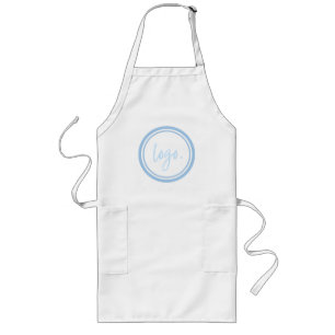 EINFACHE BUSINESS-MARKENLOGIE LANGE SCHÜRZE