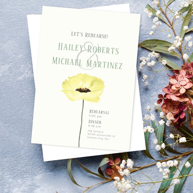 Einfache Butternut Mohn Probe Abendessen Einladung (Von Creator hochgeladen)