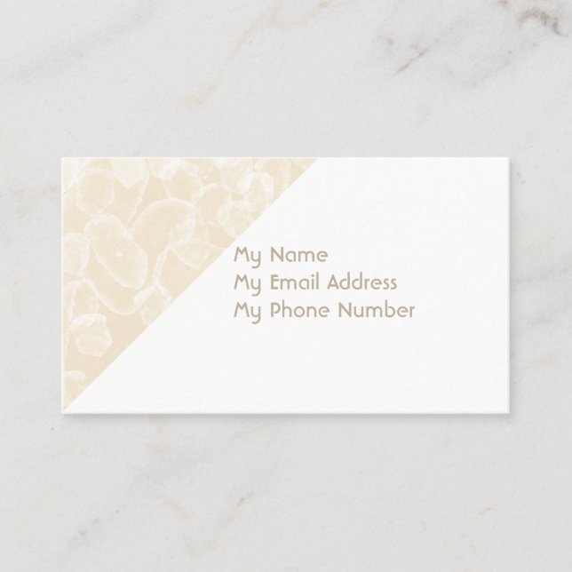 Einfache Calling Card Telefonnummerkarte (Vorderseite)