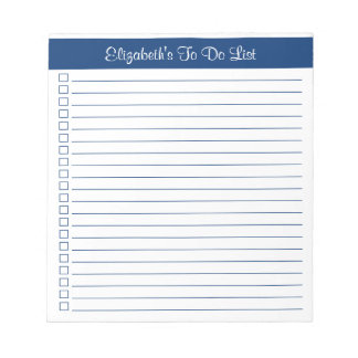 Einfache Checkliste für eine einzige Spalte für Sc Notizblock
