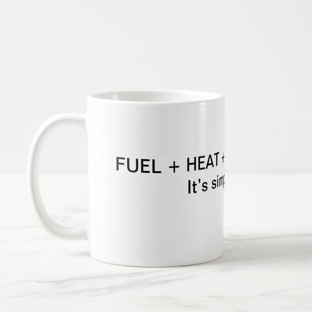 EINFACHE CHEMIE KAFFEETASSE (Links)