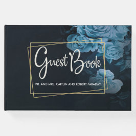 Einfache Chic Gold Geometrie Gästebuch
