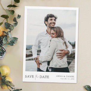 Einfache Chic Save the Date Hochzeit Einladende Vo Einladung