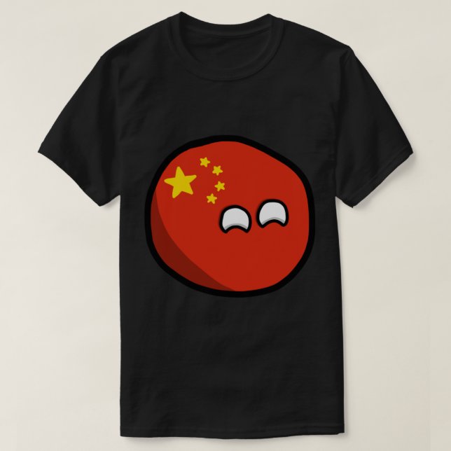 Einfache chinesische, handgezeichnet Landschaft T-Shirt (Design vorne)