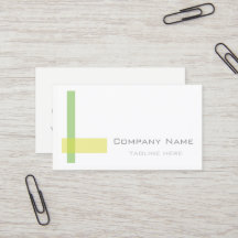 Einfache Classic Green Business Card