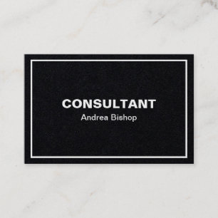 Einfache Clean Frame Classic Business Card Visitenkarte