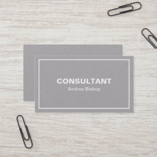 Einfache Clean Frame Classic Business Card Visitenkarte