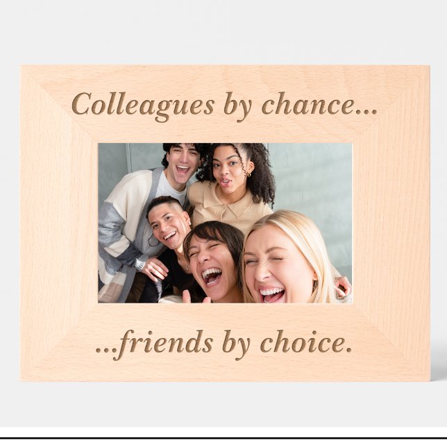 Einfache Colleague zitieren Custom Wood Picture Fr Geätzte Rahmen (Von Creator hochgeladen)