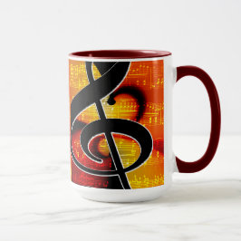 Einfache Coole Noten Tasse