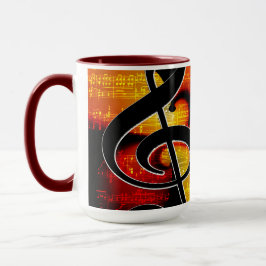 Einfache Coole Noten Tasse