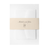Einfache Creme Tan Beige Vintage Bauchdecke