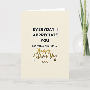 Einfache Dad Liebeskarte Karte