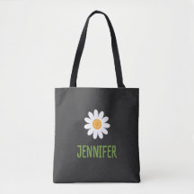 Einfache Daisy Floral Monogram