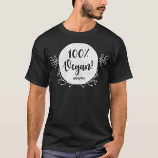 Einfache Damenmode Süß 100% Veganer Pflanzlicher D T-Shirt