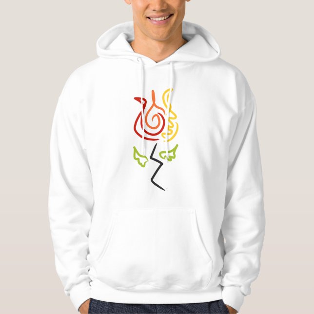 Einfache Design Hoodie (Vorderseite)