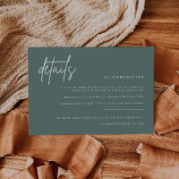Einfache Details Einladungskarte für Hochzeiten