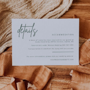 Einfache Details Einladungskarte für Hochzeiten