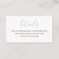 Einfache Details zum rosa Skript. Moderne Hochzeit