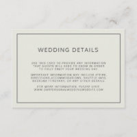 Einfache Details zur Hochzeit an der Grenze