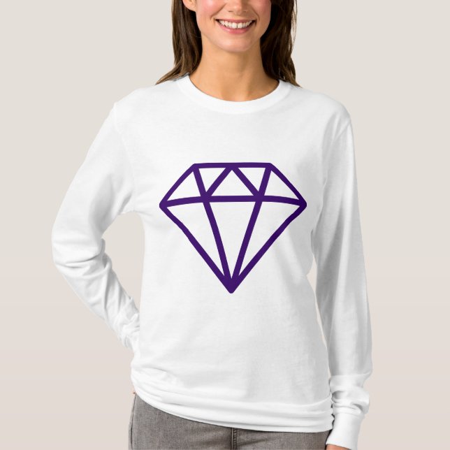 Einfache Diamant T-Shirt (Vorderseite)