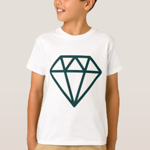 Einfache Diamant T-Shirt
