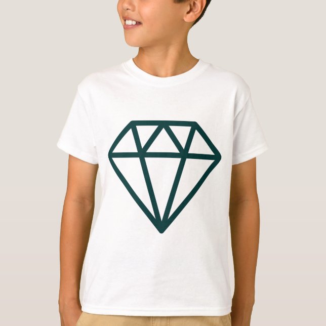 Einfache Diamant T-Shirt (Vorderseite)