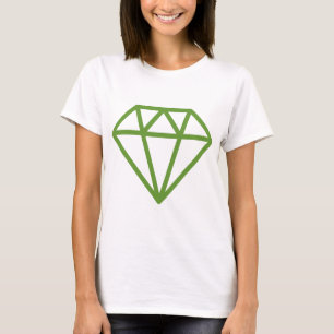Einfache Diamant T-Shirt