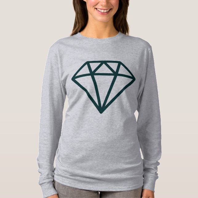 Einfache Diamant T-Shirt (Vorderseite)