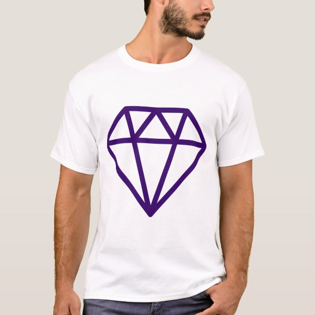 Einfache Diamant T-Shirt (Vorderseite)