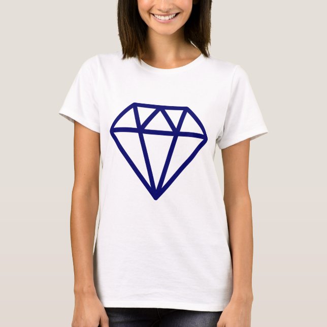 Einfache Diamant T-Shirt (Vorderseite)