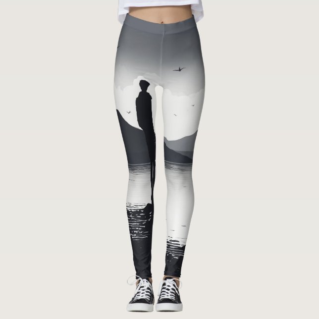 einfache d'une Person Leggings (Vorderseite)