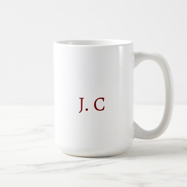 Einfache dunkle Romantik-Zitat | Gothic-Liebesästh Kaffeetasse (Rechts)