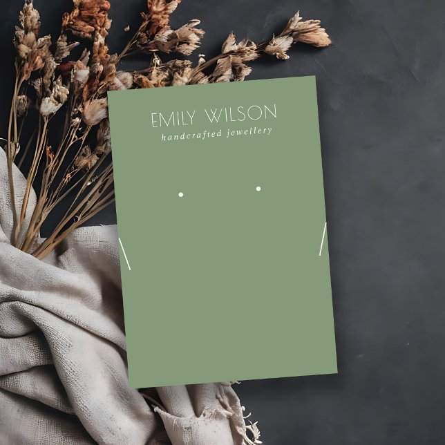 Einfache dunkle, verirrte grüne Netzkleckse Visitenkarte (Von Creator hochgeladen)