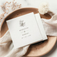 Einfache Eicheln & Kiefernzapfen Herbst-Hochzeitsn