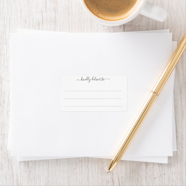 Einfache einfache Zustellung an Script-Mailingadre Adressaufkleber (Insitu)