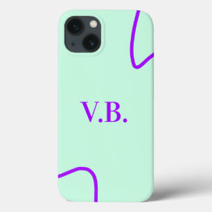 Einfache einfarbige Hinzufügen von Namens-Text-Mon Case-Mate iPhone Hülle