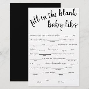 Einfache Eingabe der Leerzeichen Black Baby Shoo