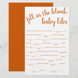 Einfache Eingabe der Leerzeichen | Fall Orange Bab